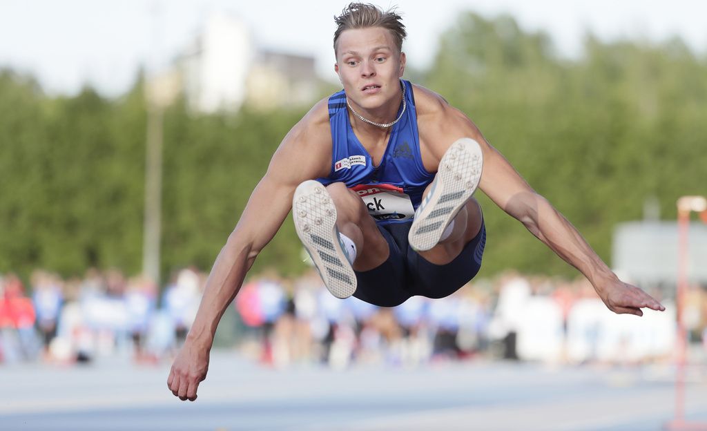 Kristian Bäck hyppäsi Suomen mestariksi - Berliinin EM-kisaraja jäi vain kahden sentin päähän
