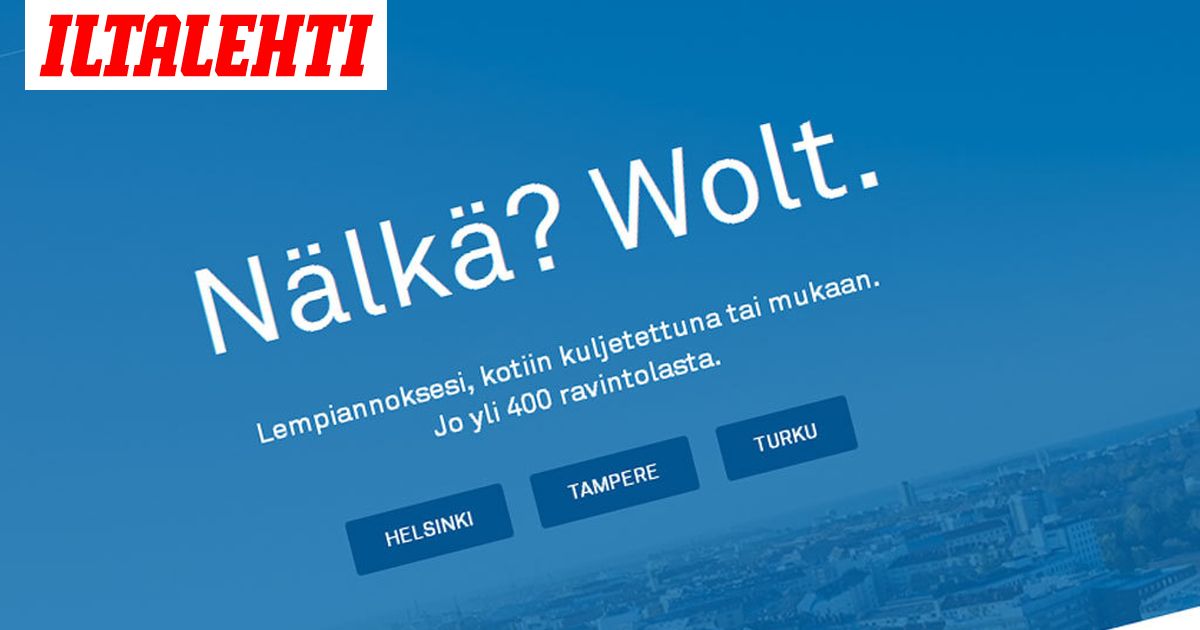 Ruokalahetti Startup Wolt Sai 10 Miljoonan Rahoituksen Laajenee Tukholmaan 271,276 likes · 330 talking about this. wolt sai 10 miljoonan rahoituksen