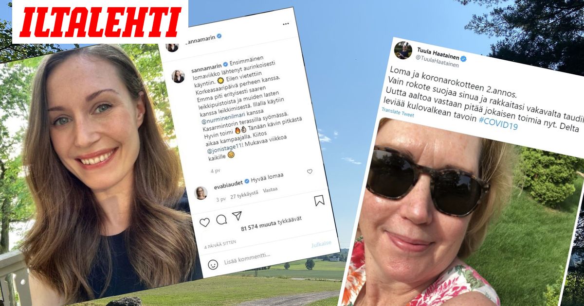 Näin ministerit lomailevat - Vimarsana News