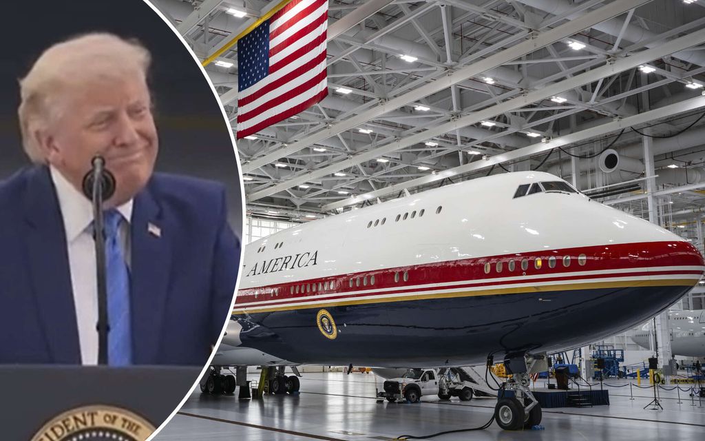 Trump paljasti uuden Air Force One -koneen 