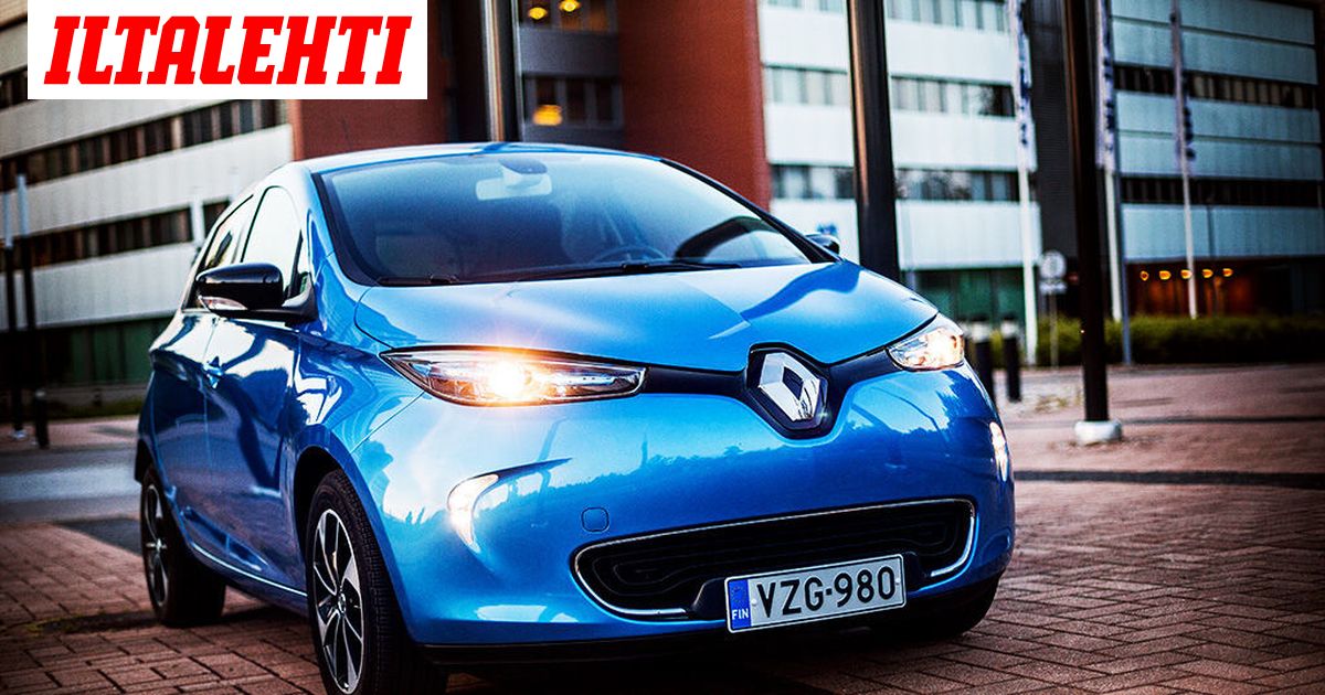 Koeajossa auto, joka suunniteltiin ilmaiseen ajoon Renault ZOE