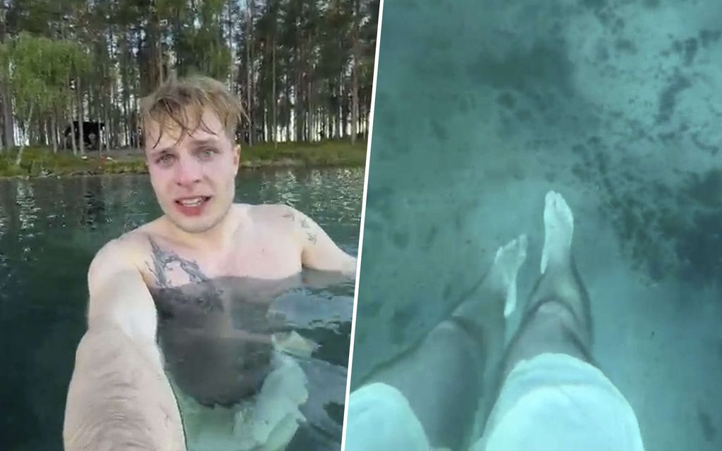Uskoisitko, että tämä paikka löytyy Suomesta? Akseli hämmästyi uintireissullaan