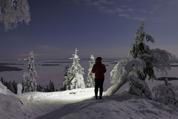 Kuutamossa Kolilla.