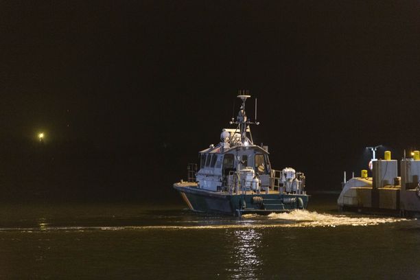 Merivartiostovene joka osallistui pelastustoimiin.