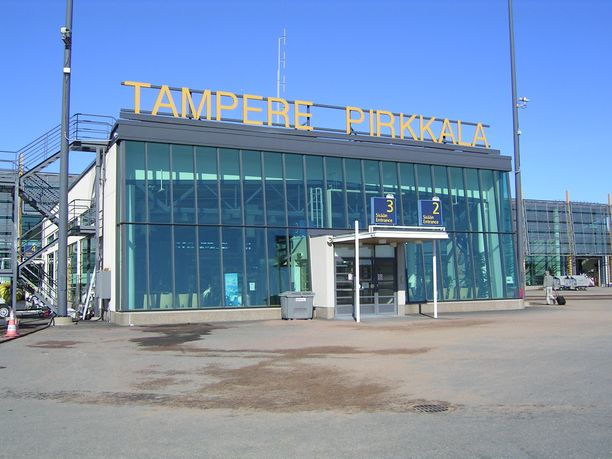 Tampere-Pirkkalan lentoasema. Arkistokuva.