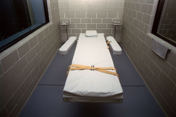 Florenzen kaupungissa sijaitsevassa Arizonan osavaltion vankilassa oleva huone, jossa tappava teloitusruiske annetaan. Kuvituskuva.