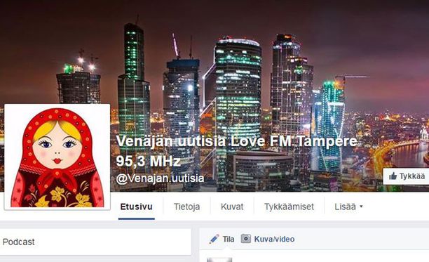 Love FM lähettää tällä hetkellä Venäjän uutisia Tampereen taajuudellaan. Radio toimii myös sosiaalisessa mediassa, jossa samat uutiset toistuvat.