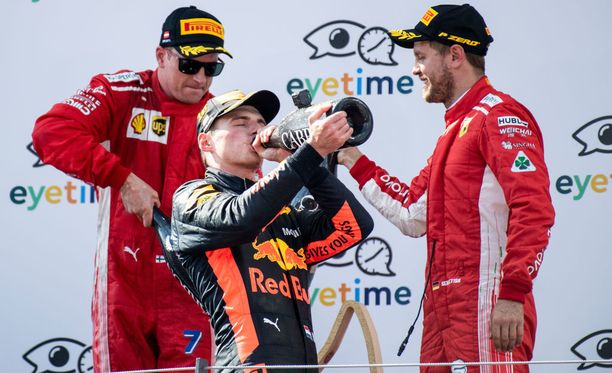 Itävallassa palkintokorokkeella juhlineet Kimi Räikkönen, Max Verstappen ja Sebastian Vettel kohentelivat MM-asemiaan tuntuvasti, kun molemmat Mersut ja Daniel Ricciardo keskeyttivät.