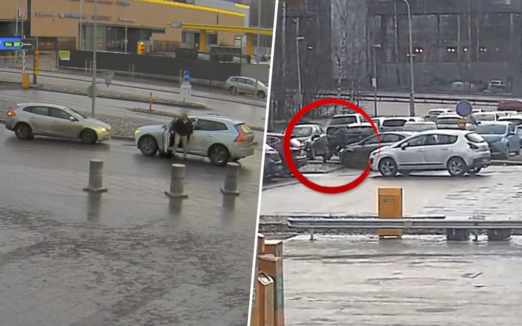 Nainen sekoili täyttä päätä autolla kauppa­keskuksen pihalla – Kiihdytti päin miestä

