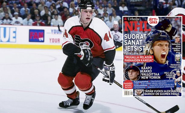 Janne Niinimaan NHL-ura alkoi Philadelphia Flyersissa vuonna 1996. Hänen tarinansa voit lukea Iltalehden tuoreesta NHL-erikoislehdestä.