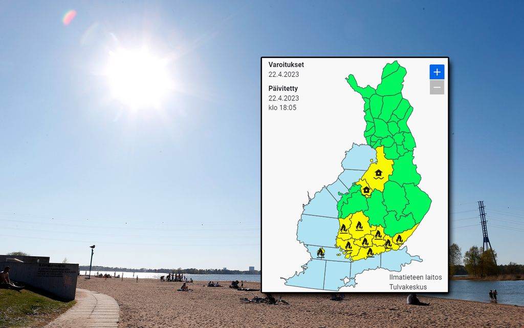 Harvinainen kuivuus koettelee Etelä-Suomea