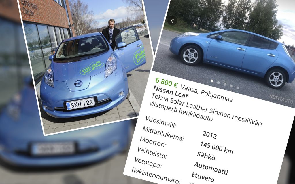 Kaupungin­johtajan entinen sähköauto myynnissä – ”Suomen ensimmäinen”
