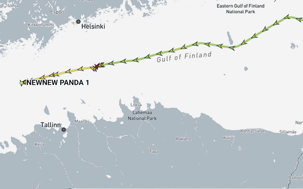 Venäjältä lähtenyt Newnew Panda -alus pysähtynyt Suomenlahdelle jo yli 2 tunniksi – Merivartiosto tietoinen