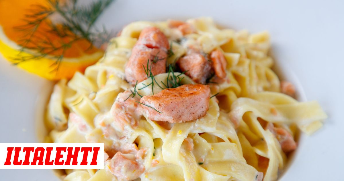 Savulohipasta on helppo ja nopea resepti