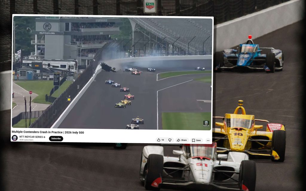 Hurja kolari Indy500-kisan harjoituksissa – Kuski sairaalaan