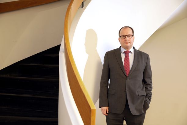 Huoltovarmuuskeskuksen entinen toimitusjohtaja Tomi Lounema huhtikuun alussa 2020.