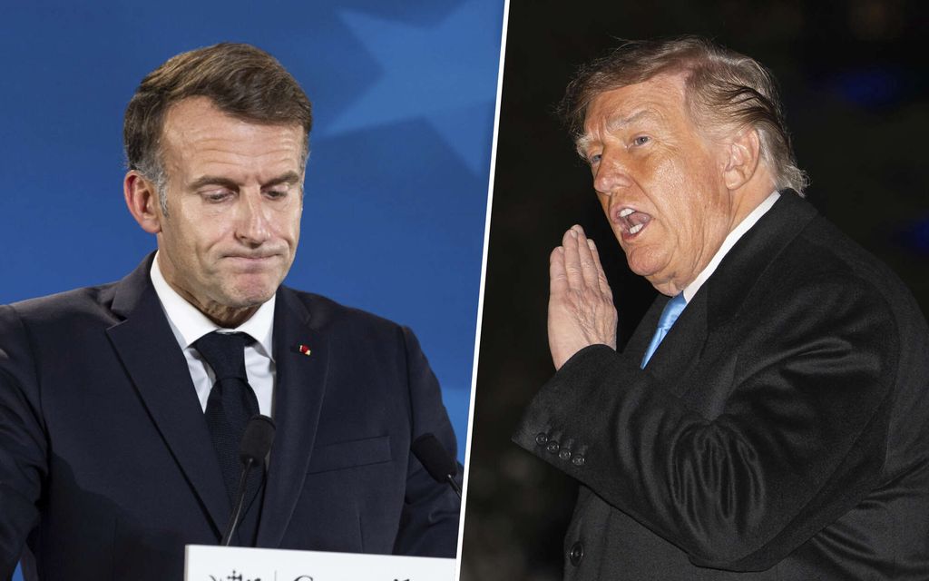 Macron tulistui Trumpin puheista
