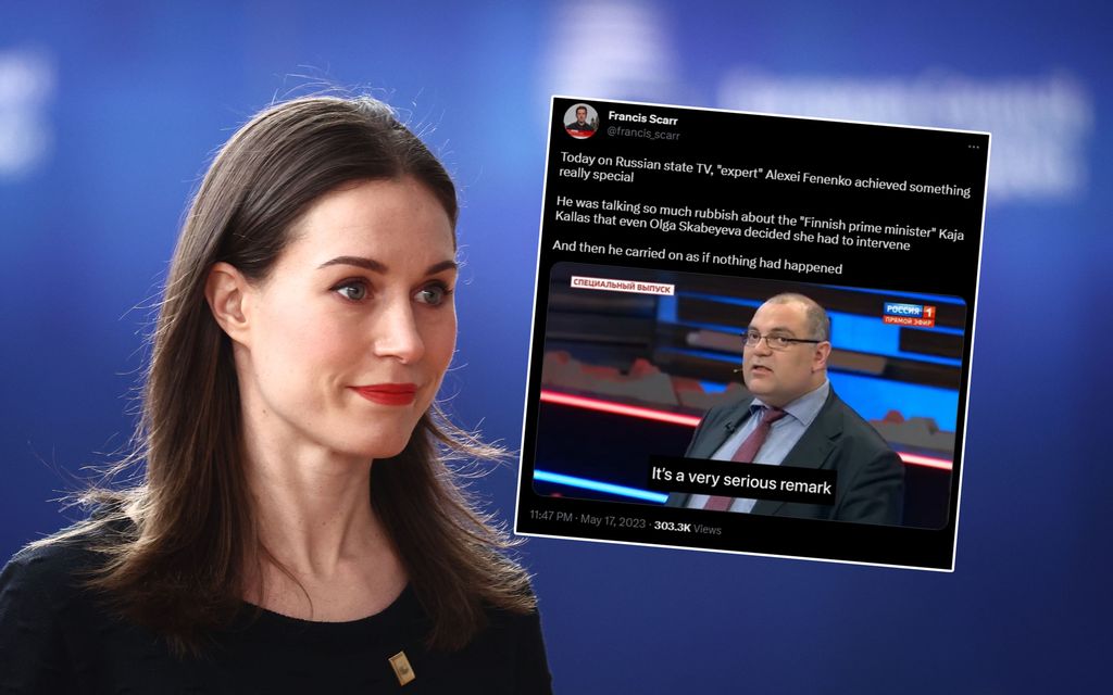 Venäjän tv:ssä noloa sekoilua: Propagandisti nimitti Suomen pää­ministeriksi täysin väärää henkilöä
