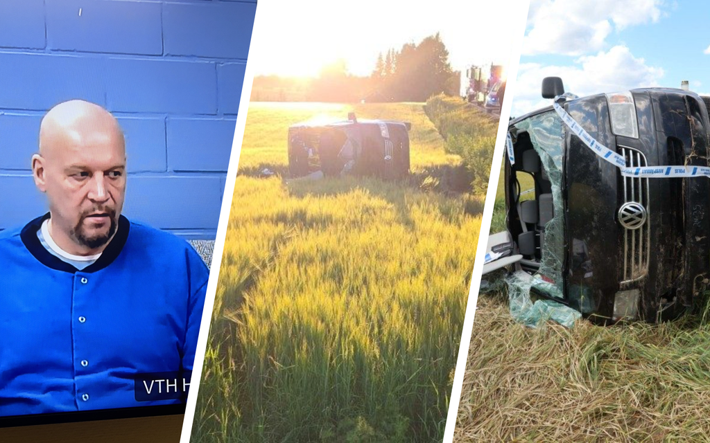 Rajusti kaahanneen yrittäjän, 55, pakettiauto teki voltin pellolle – Karmeat seuraukset