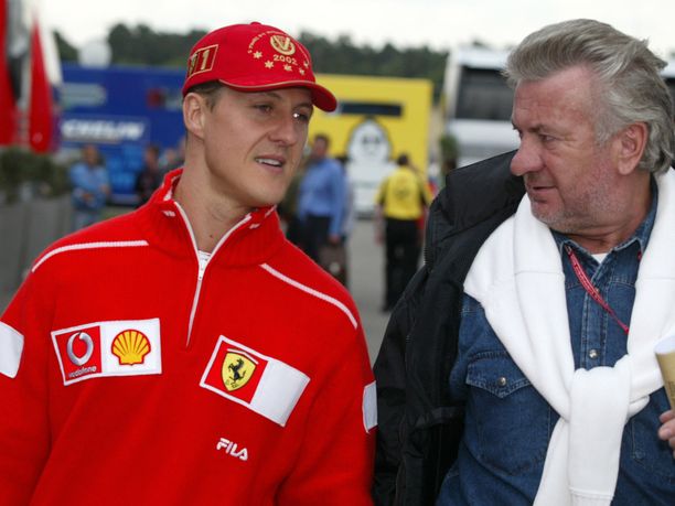 Michael Schumacher ja hänen managerinsa Willi Weber olivat F1-maailman voimakaksikko ”Schumin” hallitessa Ferrarillaan kilpailuja.
