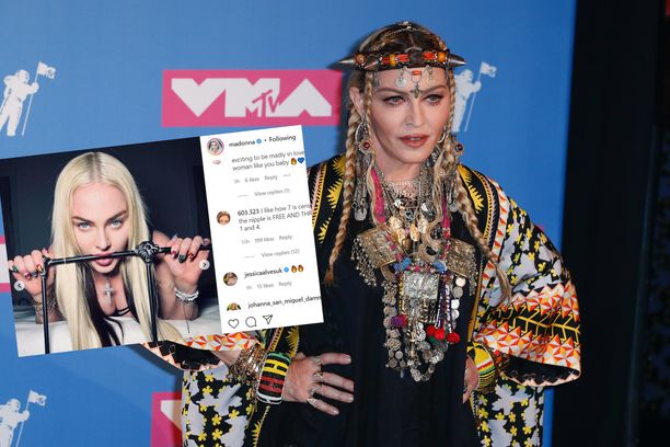 Laulaja Madonna varasti tuoreilla kuvillaan faniensa huomion Instagramissa.
