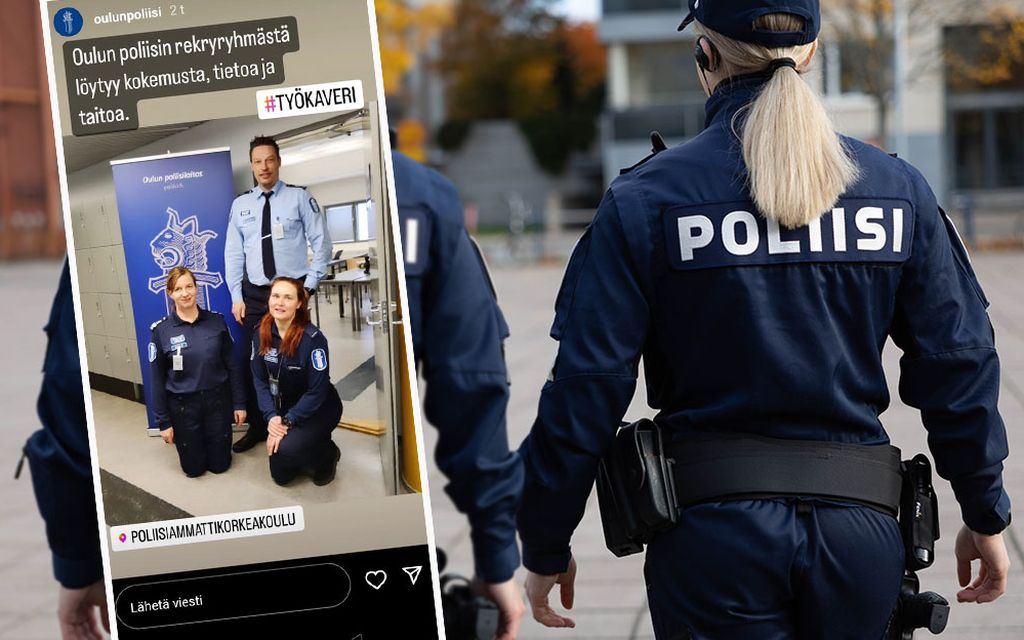 Oulun poliisin julkaisema kuva aiheutti kovan kohun: Huomaatko, miksi?