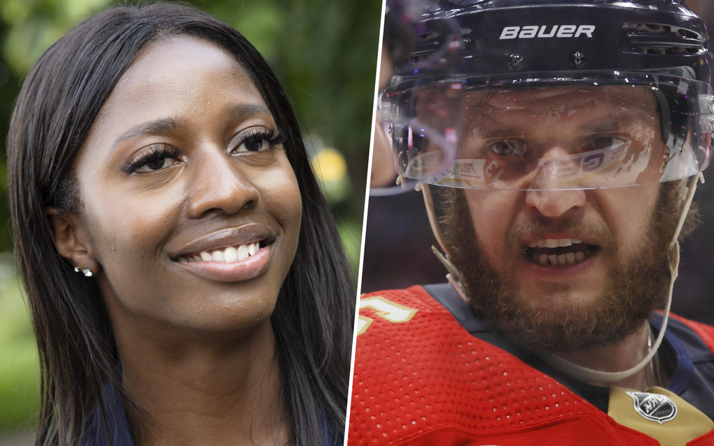 Yleisurheilu­tähdeltä kysyttiin, onko hänellä romanssi Suomen NHL-tähden kanssa – Näin hän vastasi