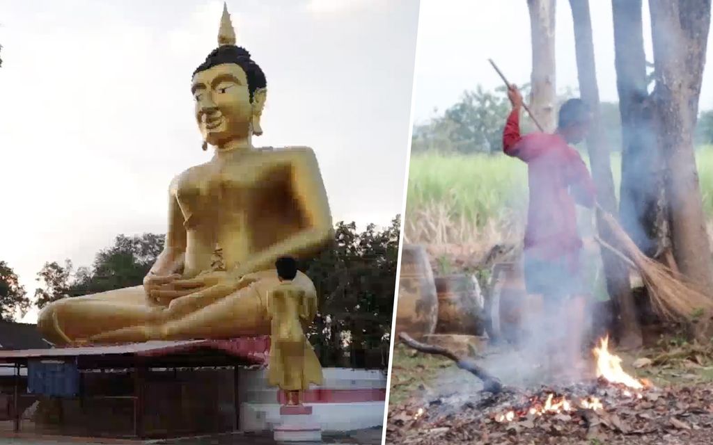 Temppeli tyhjeni Thaimaassa, kun munkkien huumetestien tulokset osoittautuivat positiivisiksi