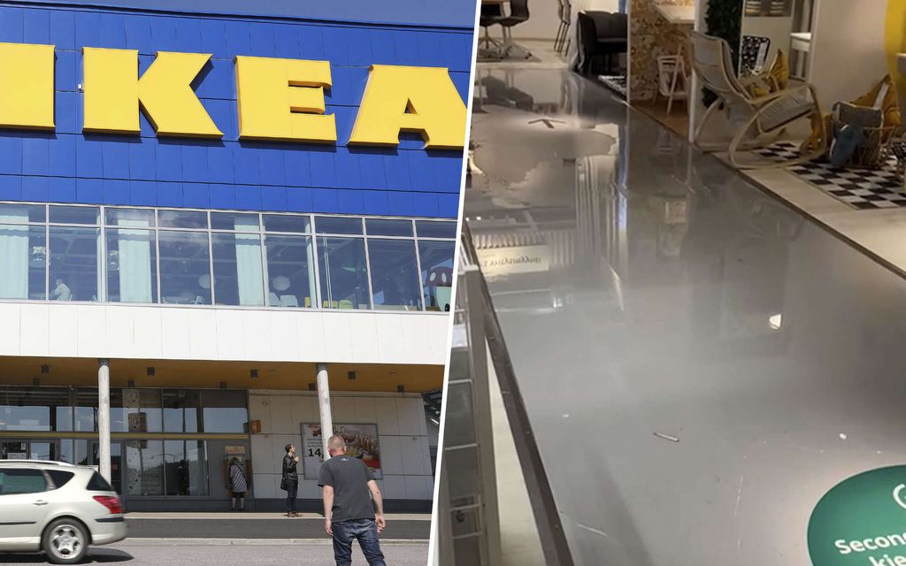 Video: Ikean lattialle tulvi vettä Tampereella