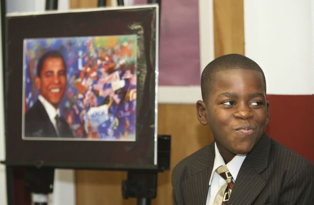11-vuotias Damon Weaver kysyi presidentti Obamalta muun muassa kiusaamisesta, koulutuksesta ja koululounaista. 