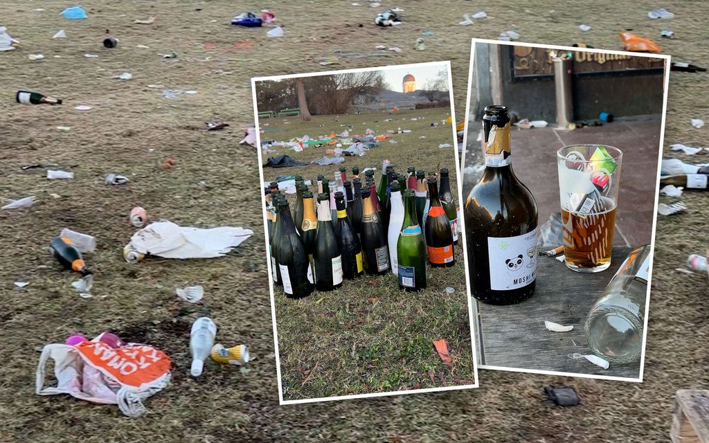 Näin törkyiseen kuntoon vapun juhlijat jättivät Helsingin