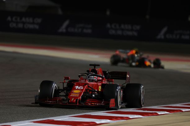 Charles Leclerc sijoittui Bahrainin osakilpailussa kuudenneksi.