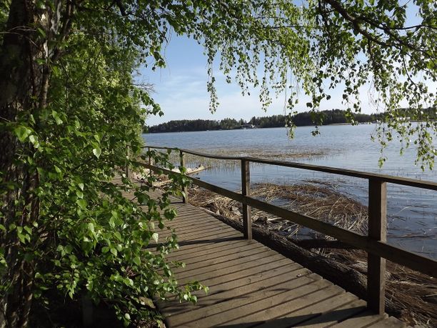 Tältä Katariinanlaaksossa näyttää keväällä.