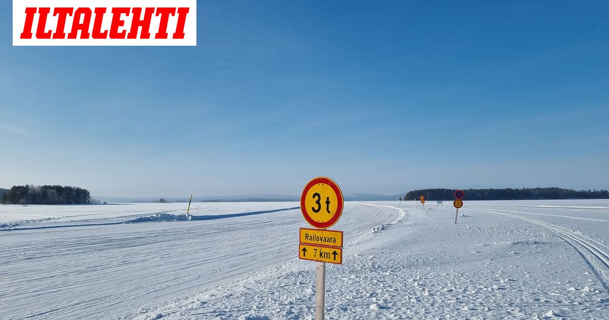 The longest ice road in Europe’s inland waters opened at Koli – weeks of fighting in the slush behind