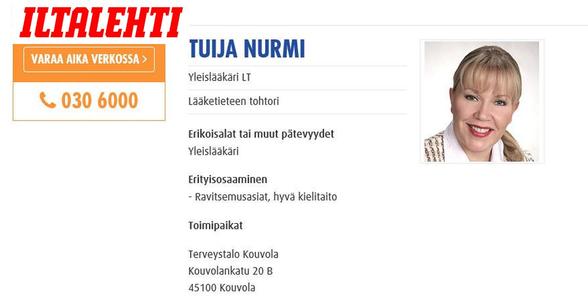 Tuija Nurmi myöntää käyttäneensä väärää tutkintonimikettä: ”Silloin se ...