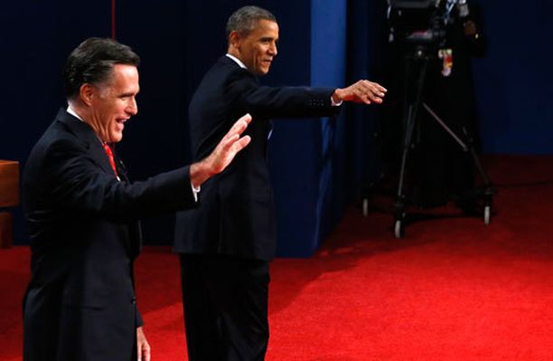 Mitt Romneyn ja Barack Obaman ensimmäinen vaaliväittely sujui Romneyltä paremmin.