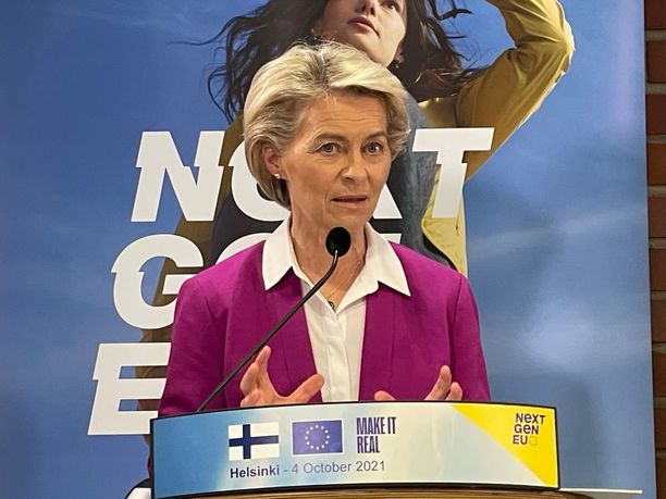 EU-komission saksalainen puheenjohtaja Ursula von der Leyen vakuutti Iltalehdelle, että EU:n elpymispaketti on kertaluonteinen.