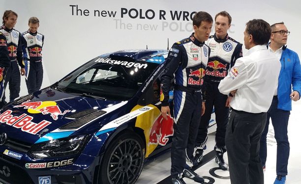 Tältä näyttää vuoden 2015 Polo R WRC. 