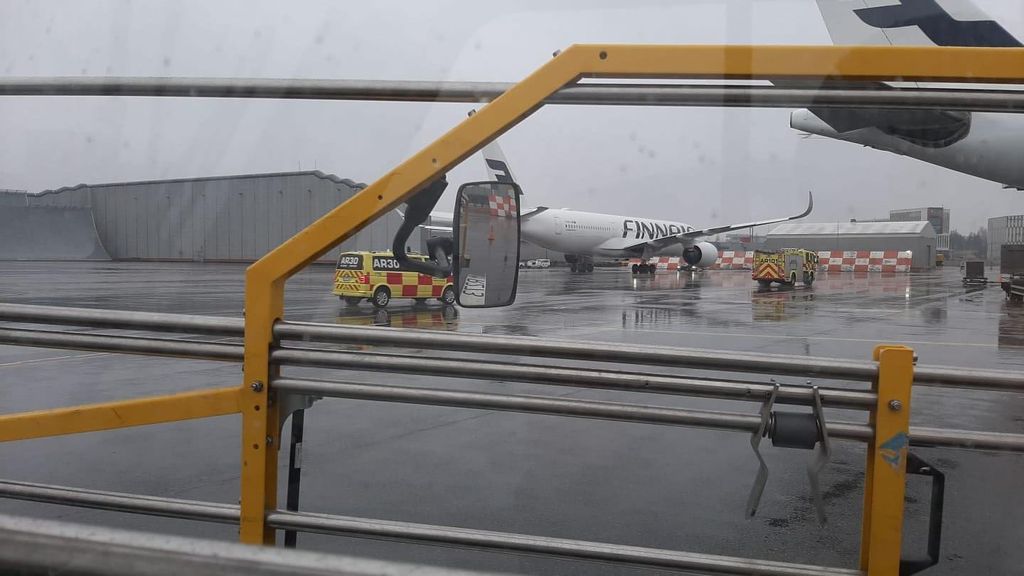 Finnairin lentokone tutkittiin Helsinki-Vantaalla virusepäilyn vuoksi