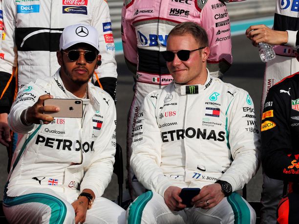 Lewis Hamilton ja Valtteri Bottas ovat tulleet alusta lähtien hyvin toimeen keskenään.