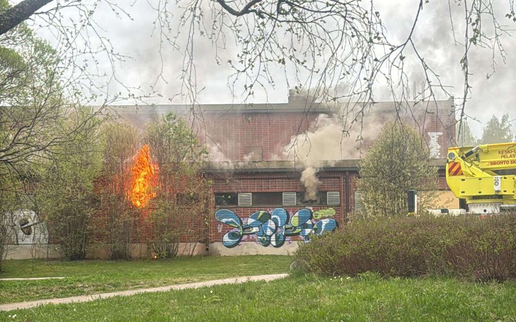 Suuri tulipalo Myyrmäessä