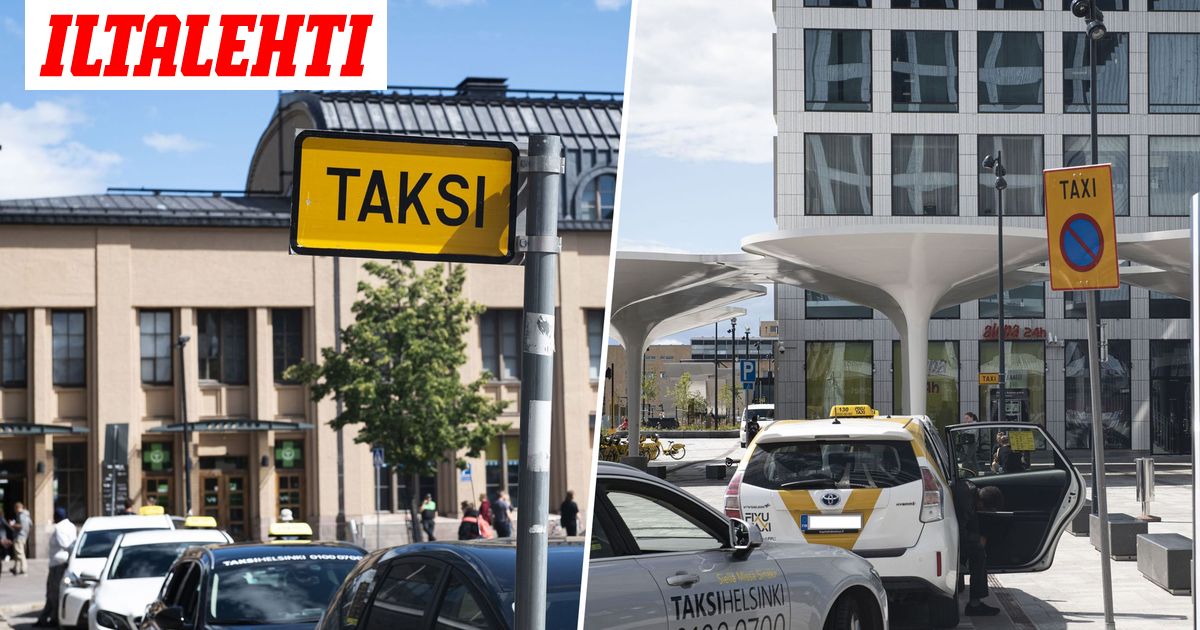 Helsinki: Taksikuskit käyttäytyivät törkeästi tolpalla