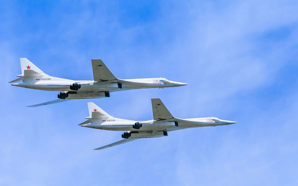 Venäläisiä pommi­koneita Itämerellä