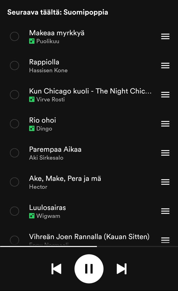 Spotify toi Smart Shuffle -satunnaistoiston sovellukseensa