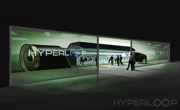 Hyperloopilla voisi yrityksen mukaan matkustaa Helsingistä Tukholmaan tunnissa, vaikka välillä pysähdyttäisiinkin.