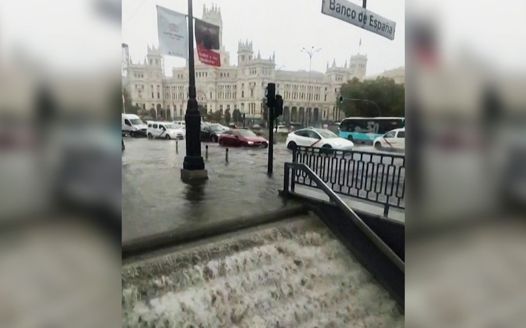 Madridissa tulvi rajusti